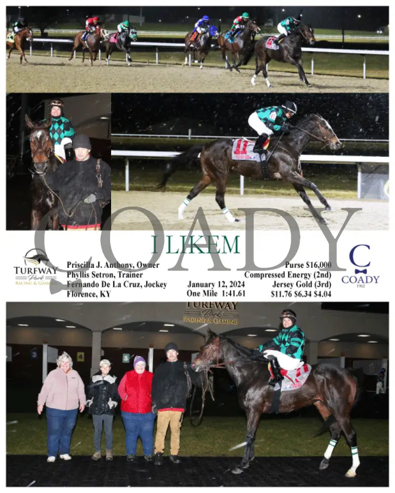 I Likem - 01-12-24 R01 Tp Turfway Park