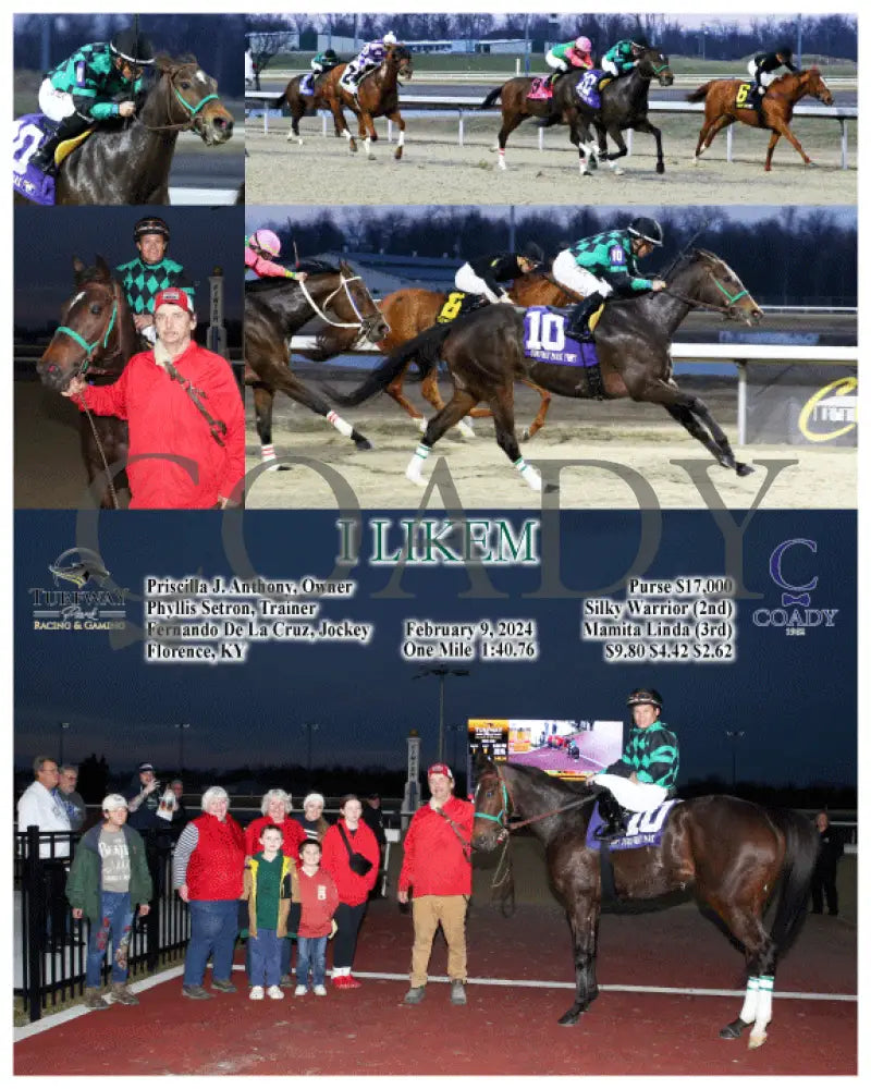 I Likem - 02-09-24 R01 Tp Turfway Park