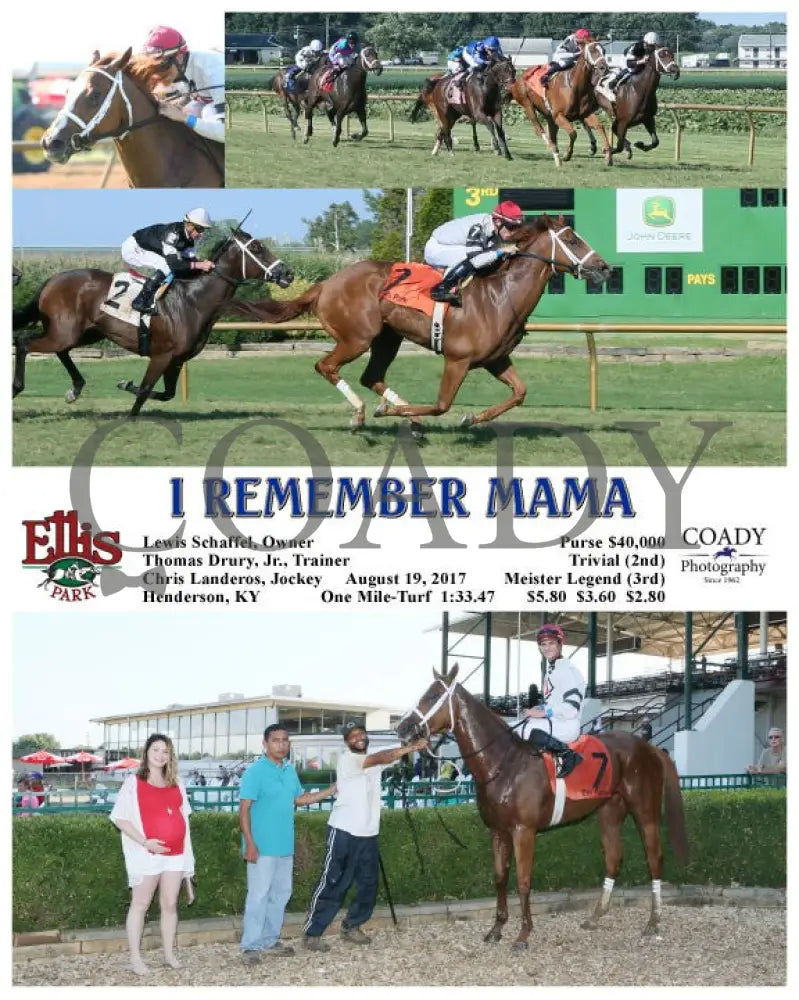 I REMEMBER MAMA - 081917 - Race 09 - ELP - Coady Media - Kurtis Coady Photography