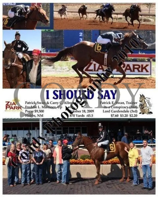 I Should Say - 9 15 2009 Zia Park