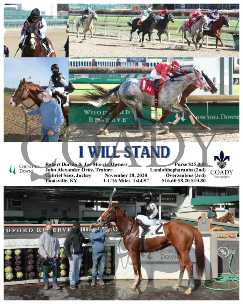I Will Stand - 11-18-20 R01 Cd Churchill Downs