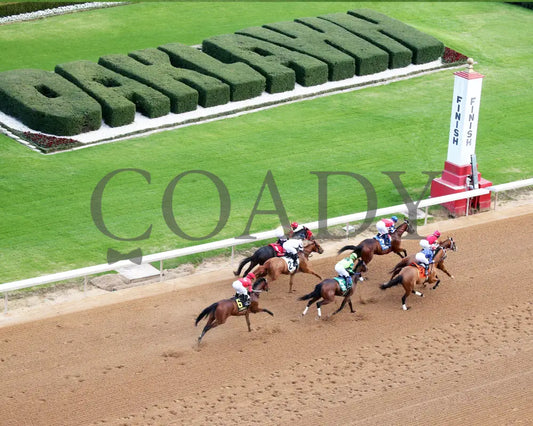Ice Cold - Year’s End Stakes 2Nd Running 12-31-23 R09 Op Aerial First Pass 01 Oaklawn Park