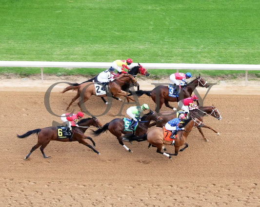 Ice Cold - Year’s End Stakes 2Nd Running 12-31-23 R09 Op Aerial First Pass 02 Oaklawn Park