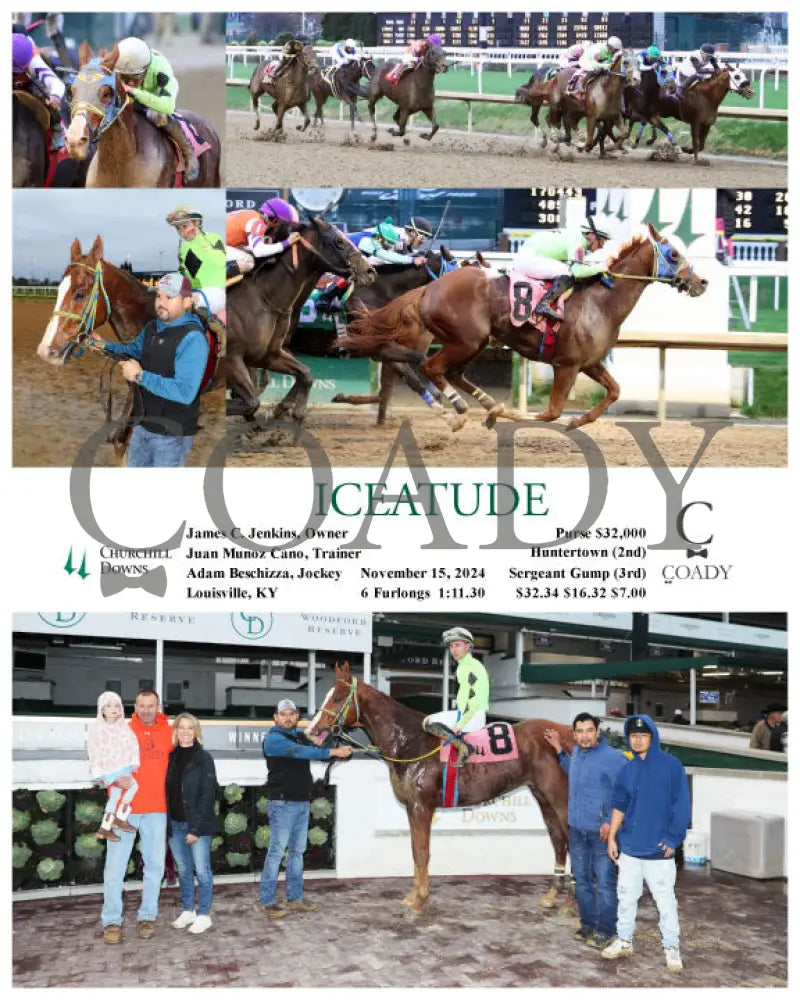 Iceatude - 111524 Race 09 Cd Churchill Downs