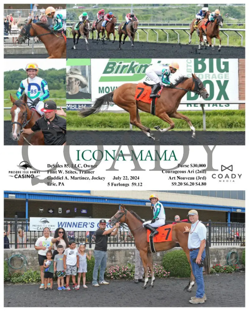 Icona Mama - 07-22-24 R02 Pid Presque Isle Downs