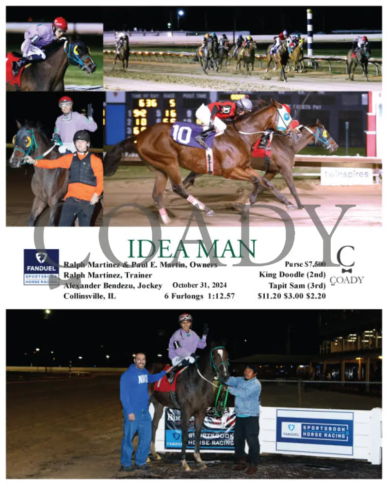 Idea Man - 10-31-24 R05 Fan Fanduel Sportsbook Horse Racing