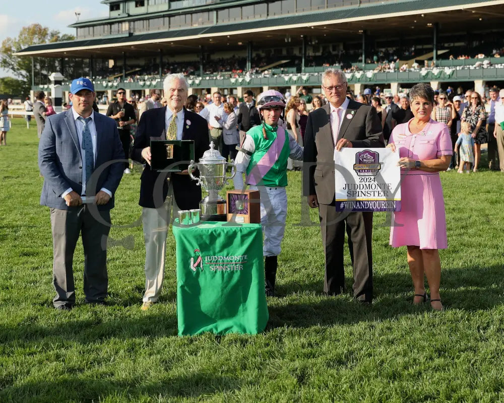 Idiomatic - The Juddmonte Spinster G1 10-06-24 R09 Kee Presentation 01 Keeneland