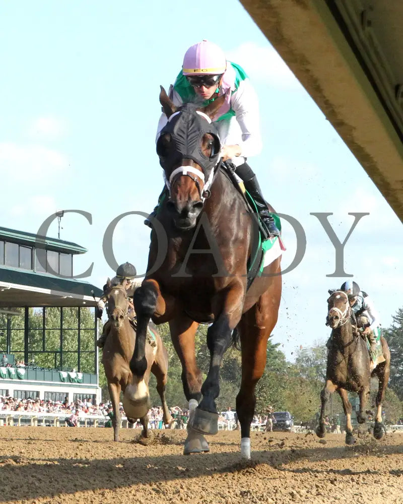 Idiomatic - The Juddmonte Spinster G1 10-06-24 R09 Kee Under Rail 01 Keeneland