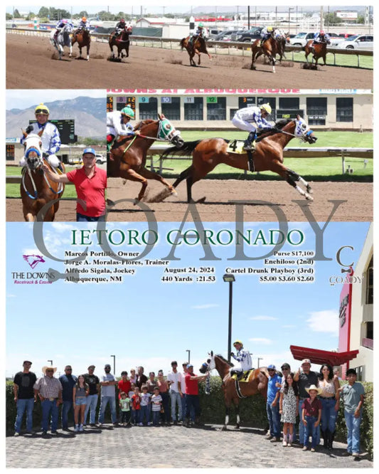 Ietoro Coronado - 08-24-24 R03 Alb Downs At Albuquerque