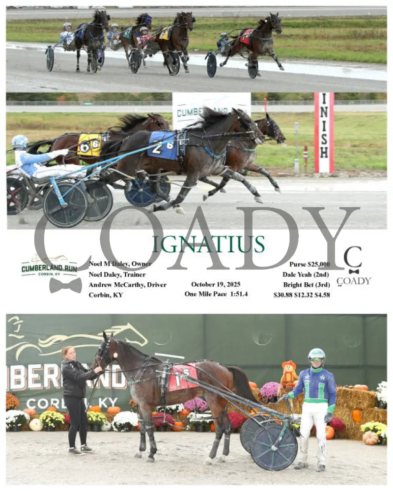 IGNATIUS - 101925 - Race 06 - CMR Presque Isle Downs