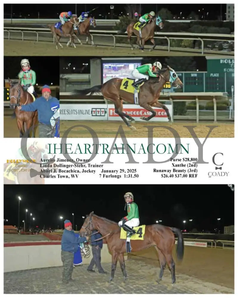 Iheartrainacomn - 01-29-25 R04 Ct Hollywood Casino At Charles Town Races