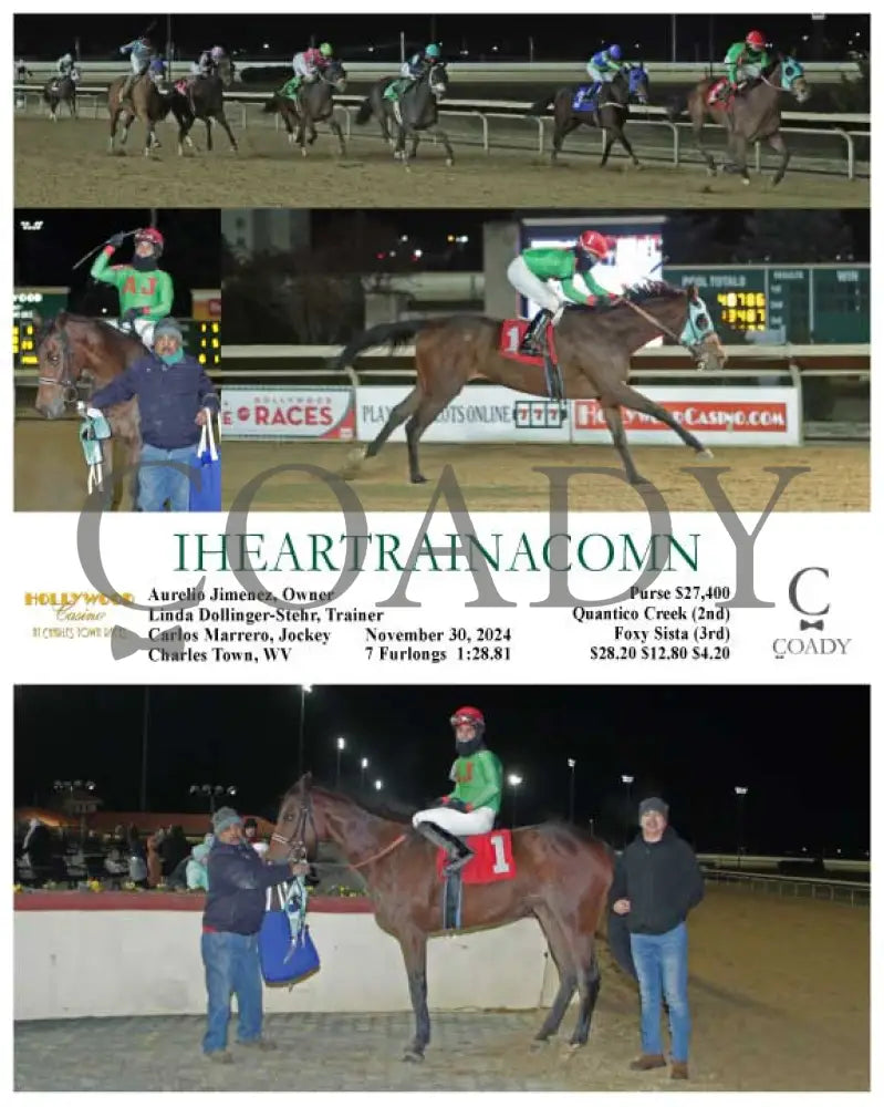 Iheartrainacomn - 11-30-24 R07 Ct Hollywood Casino At Charles Town Races