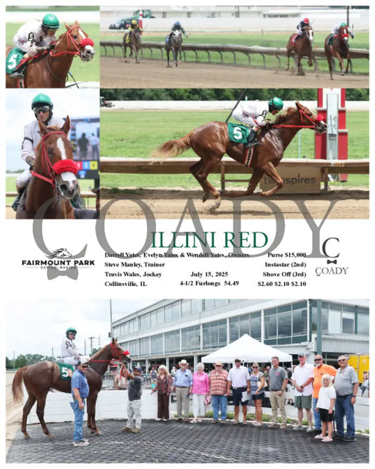ILLINI RED - 07-15-25 - R01 - FP Fanduel Sportsbook Horse Racing