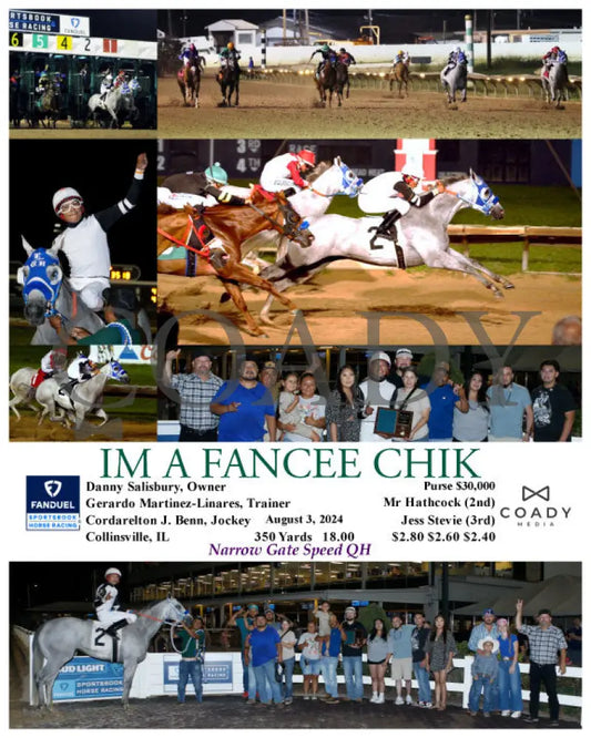 Im A Fancee Chik - 08-03-24 R08 Fan Fanduel Sportsbook Horse Racing