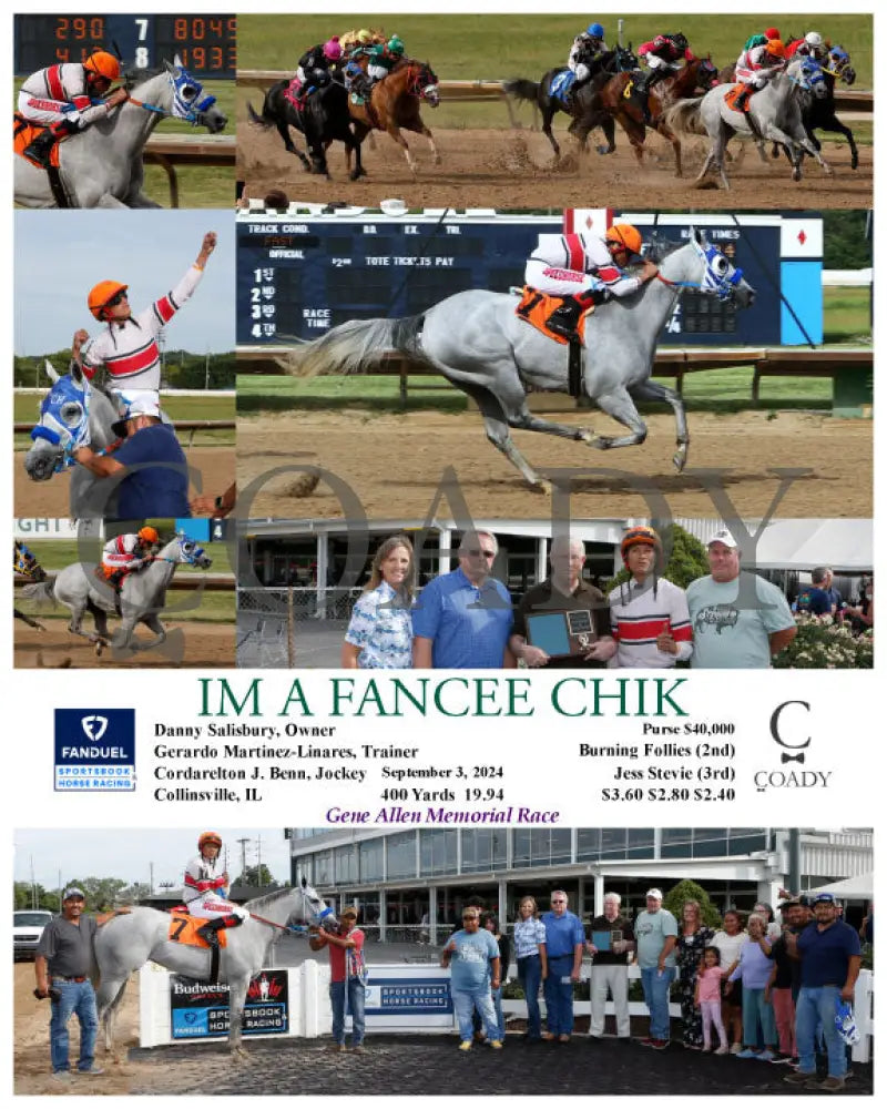 Im A Fancee Chik - 09-03-24 R08 Fan Fanduel Sportsbook Horse Racing