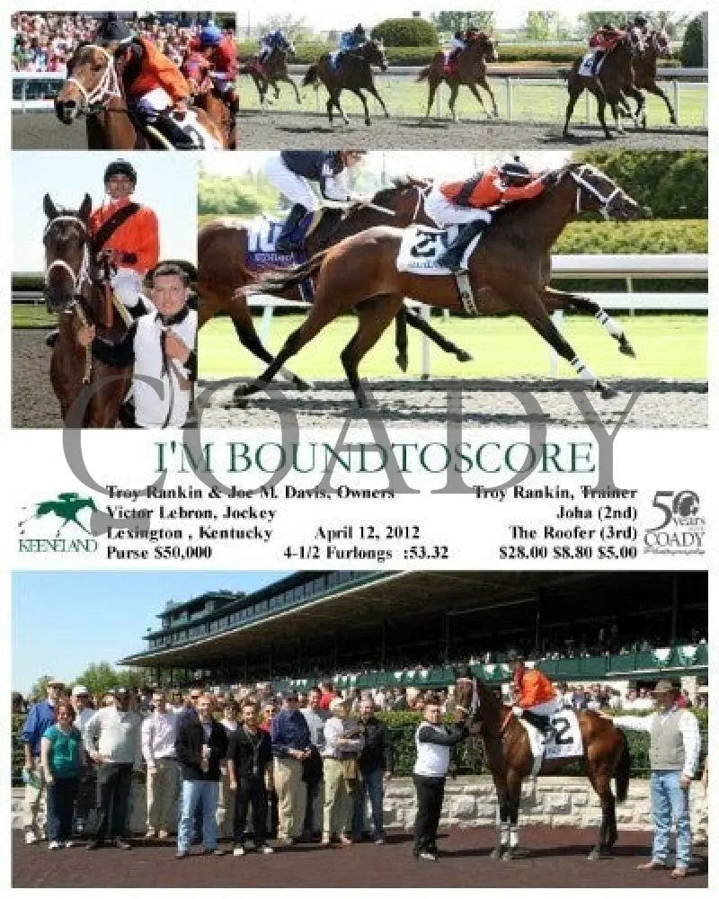 I’m Boundtoscore - 041212 Race 05 Keeneland