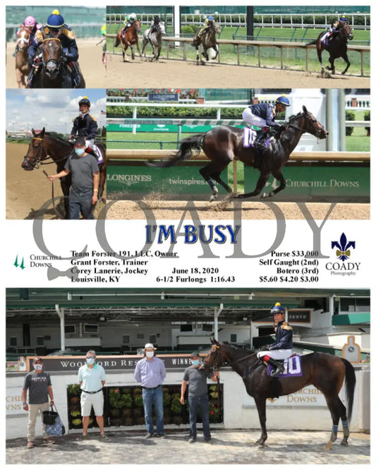 I’m Busy - 06-18-20 R07 Cd Churchill Downs