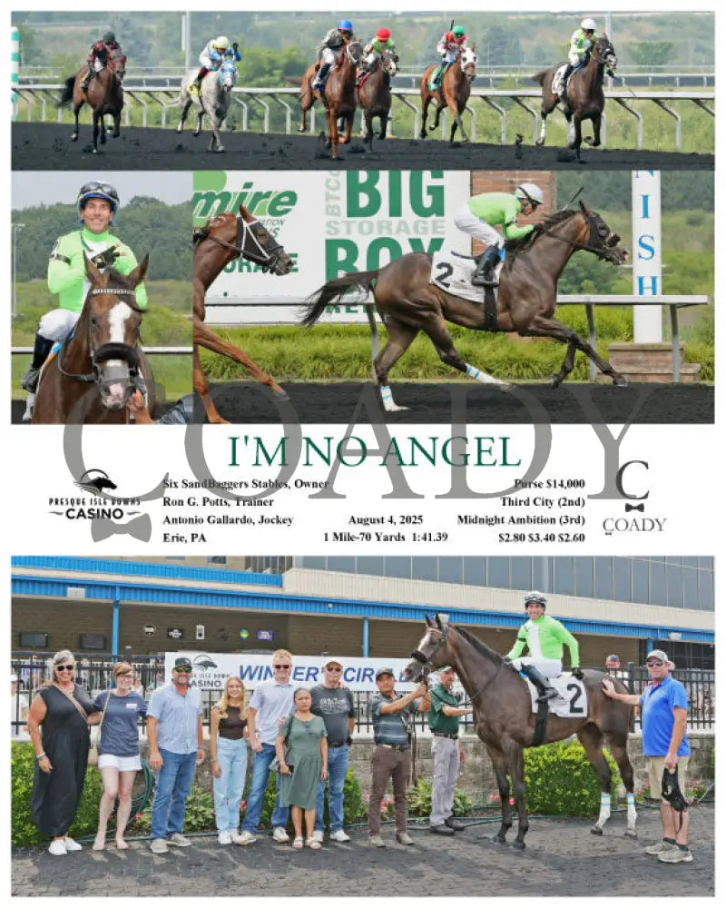 I’M NO ANGEL - 08-04-25 - R02 - PID Presque Isle Downs