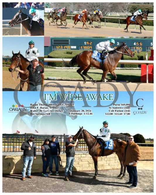 I’m Wide Awake - 01-28-24 R04 Op Oaklawn Park