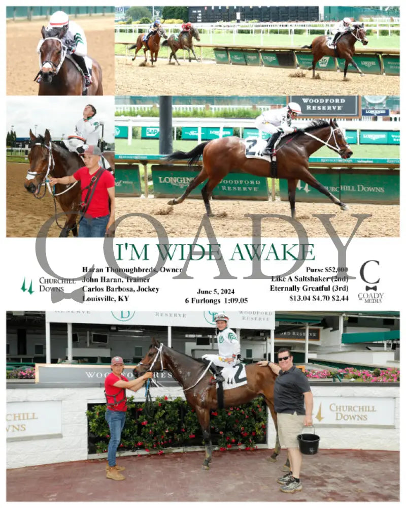 I’m Wide Awake - 06-05-24 R02 Cd Churchill Downs