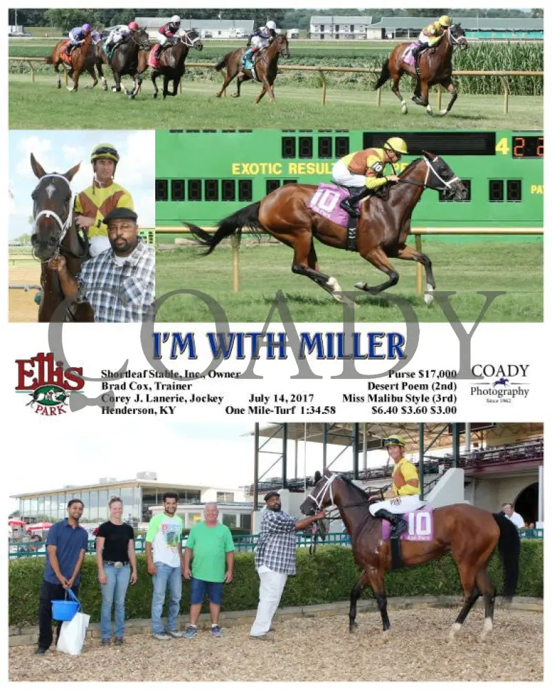 I’m With Miller - 071417 Race 08 Elp Ellis Park