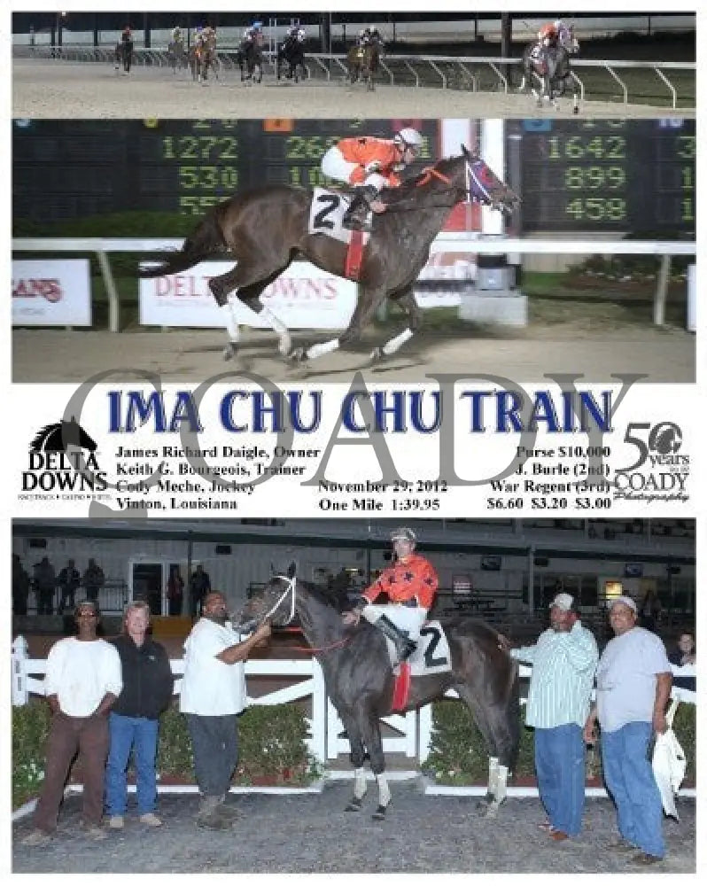 Ima Chu Train - 112912 Race 04 Ded Delta Downs