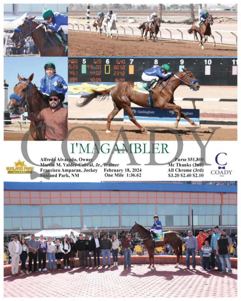 I’magambler - 02-18-24 R04 Sun Sunland Park