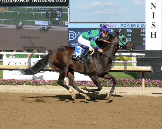 IMAGINE THE MOON - The Hoosier Heartland - 25th Running - 09-10-25 - R07 - Horseshoe Indiana - Finish 01 - Sammantha