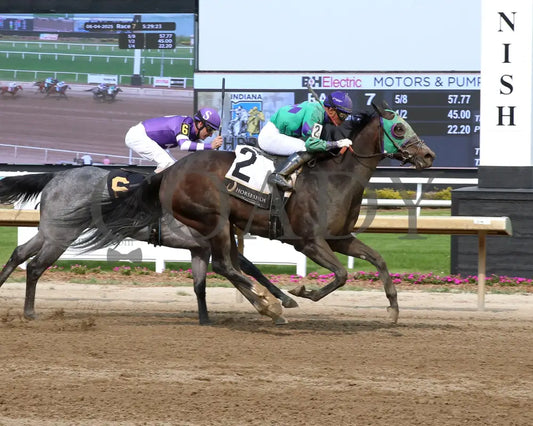 IMAGINE THE MOON - Shelby County - 23rd Running - 06-04-25 - R07 - Horseshoe Indiana - Finish 01 - Sammantha Pagels