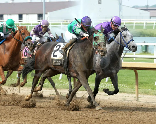 IMAGINE THE MOON - Shelby County - 23rd Running - 06-04-25 - R07 - Horseshoe Indiana - Finish 02 - Eli Davis Indiana