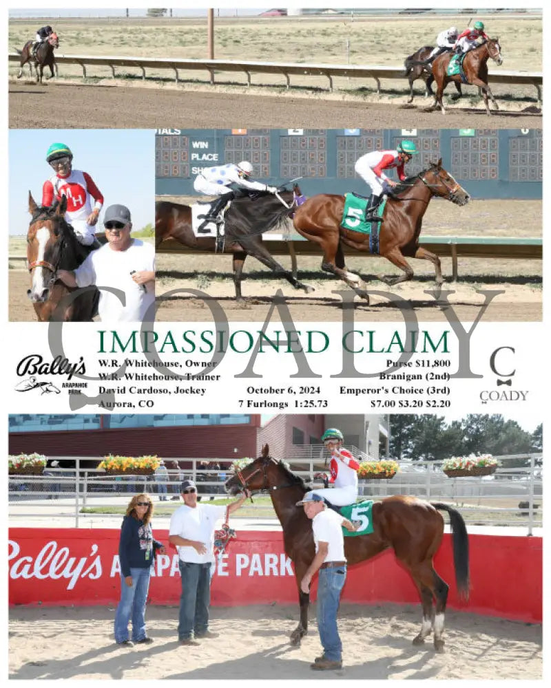 Impassioned Claim - 10-06-24 R04 Arp Arapahoe Park