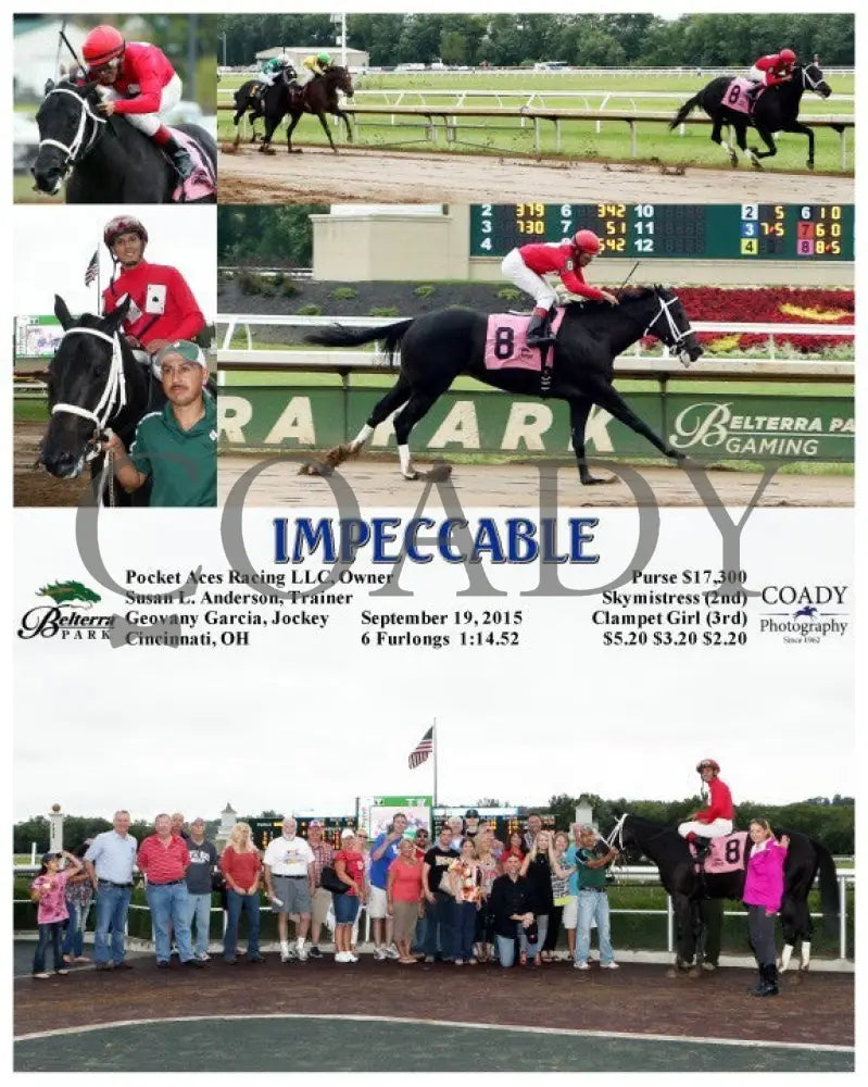 Impeccable - 091915 Race 04 Btp Belterra Park