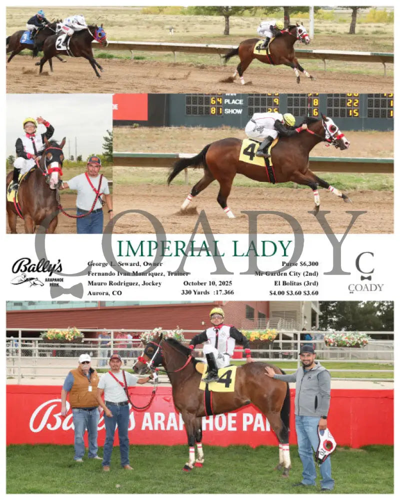 IMPERIAL LADY - 10-10-25 - R01 - ARP Arapahoe Park