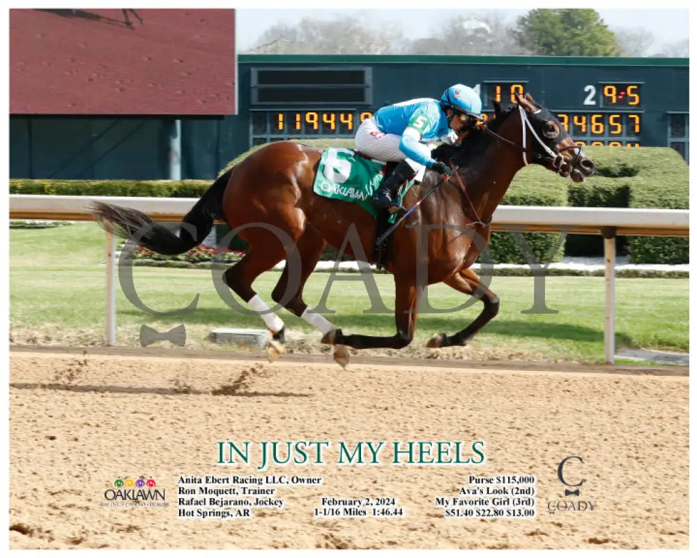 In Just My Heels - 02-02-24 R01 Op Action Oaklawn Park