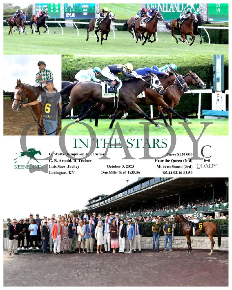 IN THE STARS - 10-03-25 - R06 - KEE Keeneland