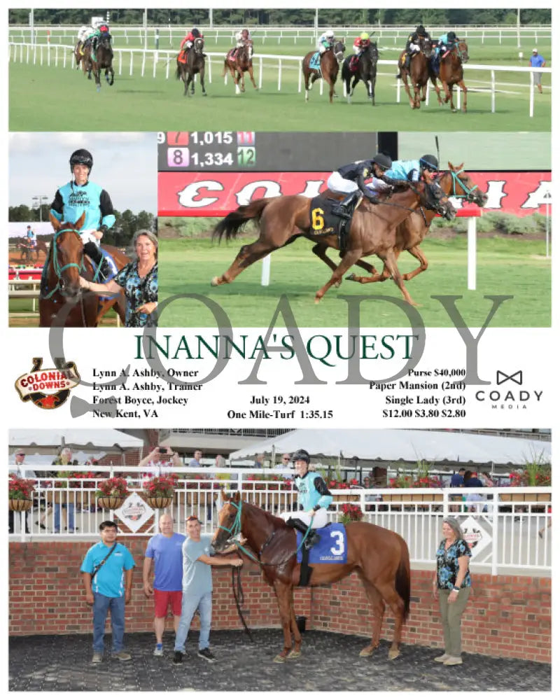 Inanna’s Quest - 07-19-24 R04 Cnl Colonial Downs