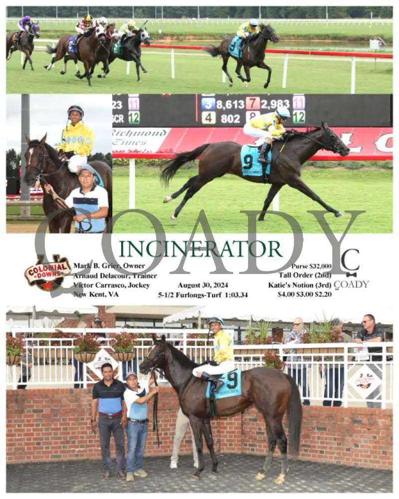 Incinerator - 08-30-24 R02 Cnl Colonial Downs