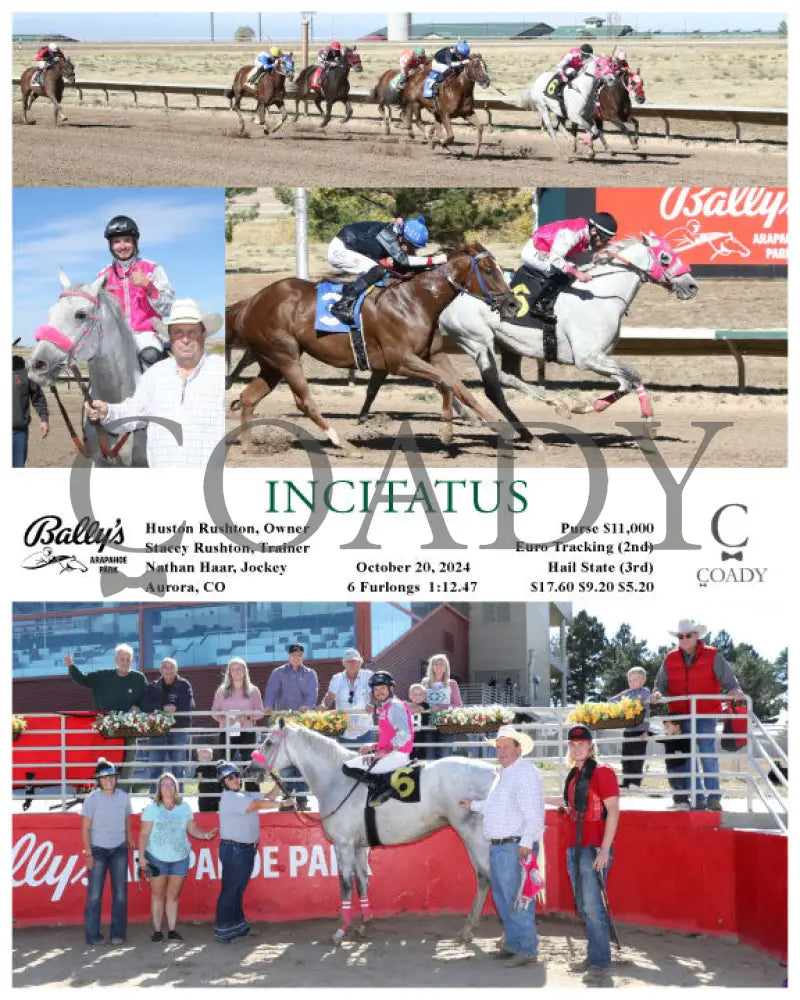 Incitatus - 10-20-24 R01 Arp Arapahoe Park