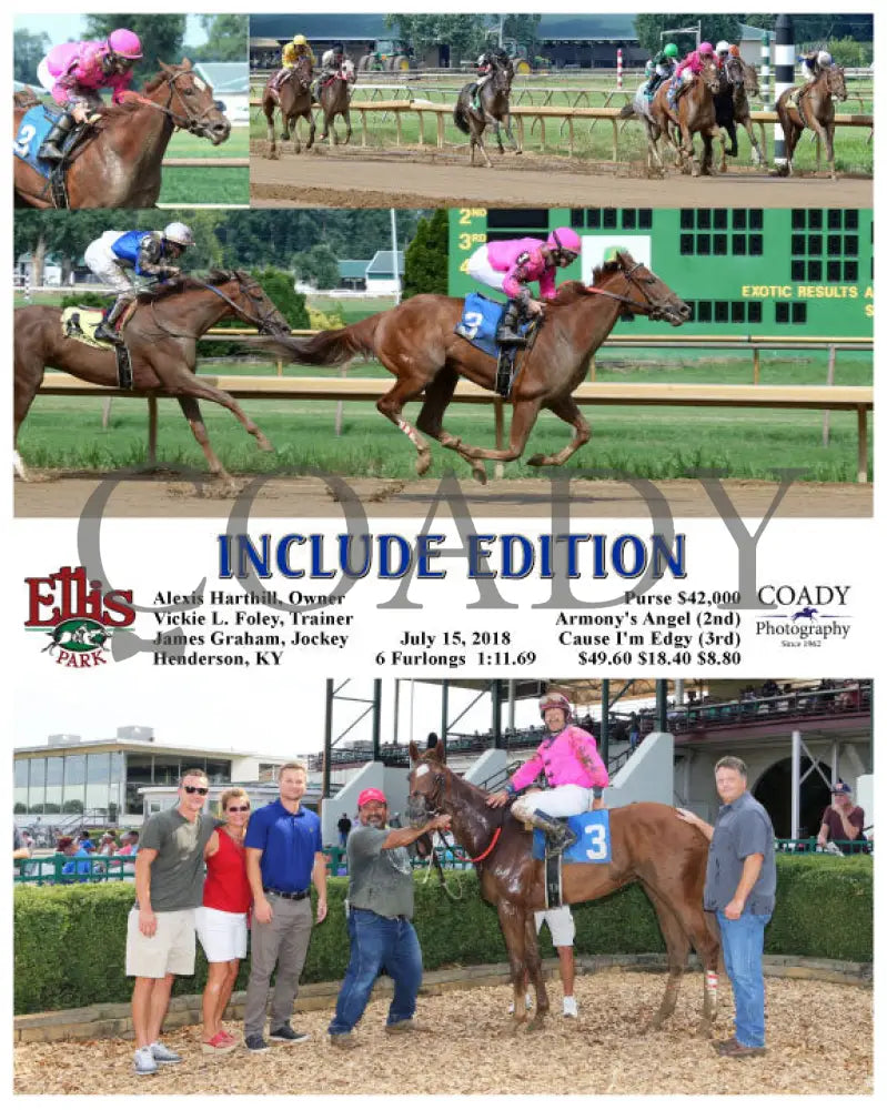 Include Edition - 071518 Race 08 Elp Ellis Park