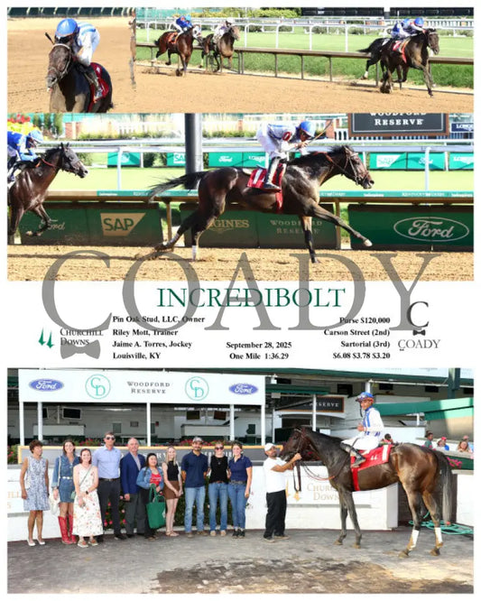 INCREDIBOLT - 092825 - Race 10 - CD Churchill Downs