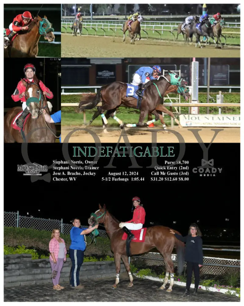 Indefatigable - 08-12-24 R06 Mnr Mountaineer Park