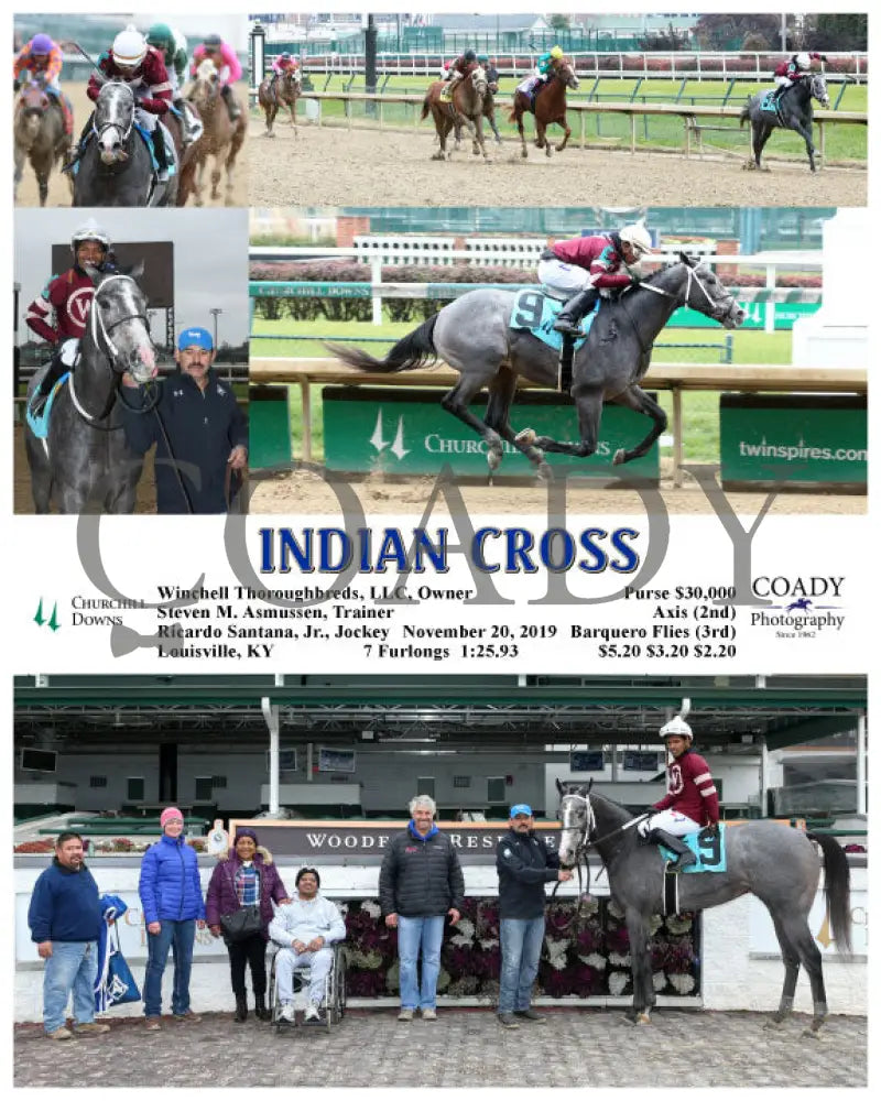 Indian Cross - 11-20-19 R01 Cd Churchill Downs
