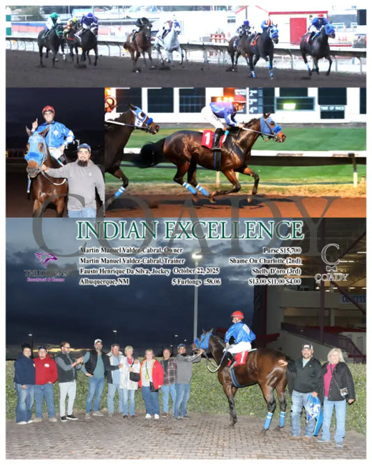 INDIAN EXCELLENCE - 102225 - Race 02 - ALB Downs at Albuquerque