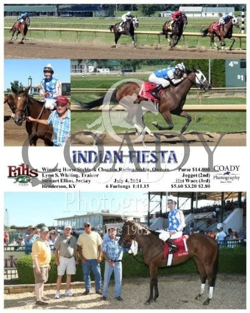 Indian Fiesta - 070414 Race 07 Elp Ellis Park