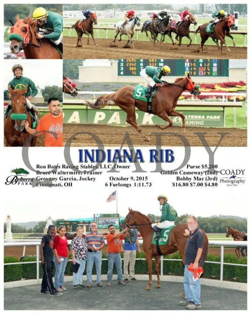 Indiana Rib - 100915 Race 02 Btp Belterra Park