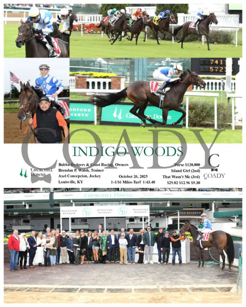 INDIGO WOODS - 10-26-25 - R06 - CD Keeneland