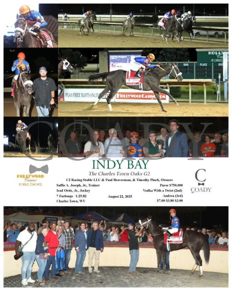 INDY BAY - Charles Town Oaks G2 - 08-22-25 - R09 - CT Hollywood Casino at Charles Town Races