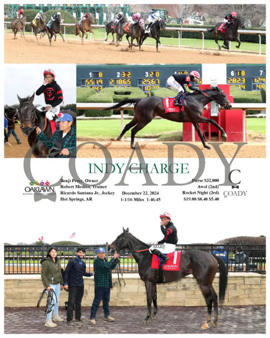 Indy Charge - 12-22-24 R01 Op Oaklawn Park