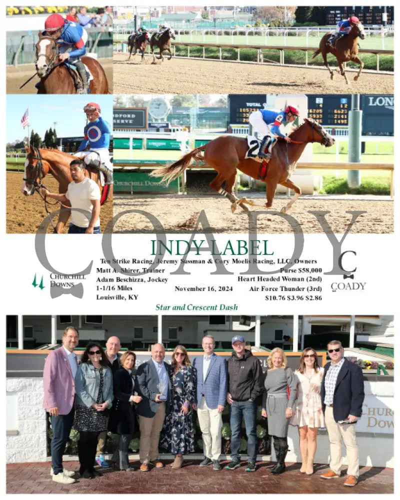 Indy Label - 111624 Race 02 Cd Group Churchill Downs