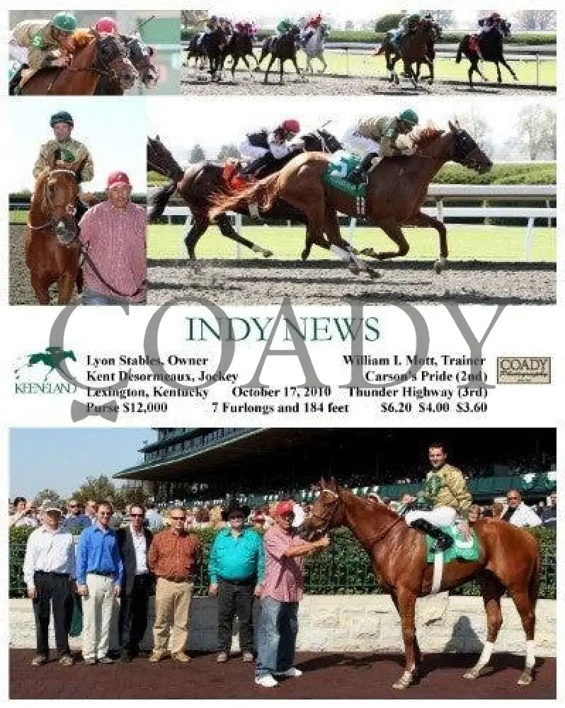 Indy News - 101710 Keeneland